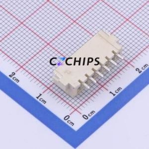 WAFER-HA2.54-6PWB Wire-to-Board Pin Header SMD,P=2.5mm,Horizontal Mount Connector 1x6P 2.5mm Horizontal Mount XHB - Product Image 2