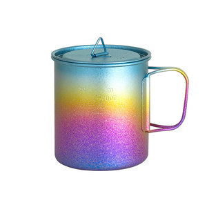 Taza de Agua Plegable TiTo, Portátil, para Exteriores, Puede Hervir Agua, Diseño Matryoshka, para Camping, Ecológica, Individual - Product Image 1