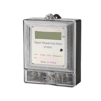 Compteur d'énergie numérique monophasé 220V 40A pour la vente en gros – Moniteur de puissance en kilowattheures (kWh)