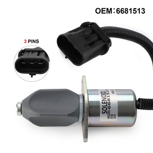 วาล์วโซลินอยด์ตัดน้ำมันเชื้อเพลิง 6681513 3 ขา OEM สำหรับบ็อบแคท 773 763 753 751 743 643 รุ่นต่างๆ - Product Image 3