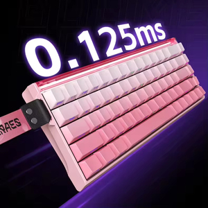 Hot Sale Portable 68 Keys Gaming <b>Keyboard</b> RGB Gaming <b>Keyboard</b> Custom Mechanical <b>Keyboards</b> for Laptop Computer - Product Image 3