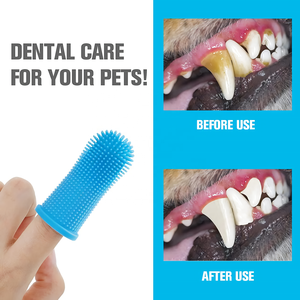 Brosse à dents en silicone pour protéger les gencives, 360 degrés, brosse à dents douce pour chien, élimination des déchets d'animaux domestiques, chats - Product Image 3