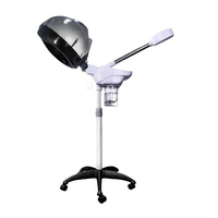 2 in 1 Hair Steamer & Facial Steamer Profesional Salon Hood Pengering Rambut Ozone Perawatan Rambut Mesin Kecantikan