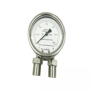 Jauge différentielle en acier inoxydable Shelok |   Pour la mesure du gaz/du liquide/de l'air dans les processus chimiques et industriels - Product Image 1