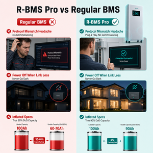 Système de stockage d'énergie domestique tout-en-un 5-10 kW LiFePO4 empilable avec BMS intelligent pour alimentation de secours solaire hybride - Product Image 6