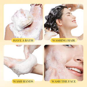 SADOER Savon au Soufre <span class=keywords><strong>Anti</strong></span>-Acariens pour Bain Douche Exfoliant Tout Usage Éclaircissant <span class=keywords><strong>Traitement</strong></span> de l'Acné et des Boutons Nettoyant Corps et Visage - Product Image 6