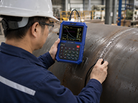 JZJ330N Digital Ultrasonic Flaw Detector Portable NDT Equipment DAC DGS Curve B-Scan Function Weld Crack Inspection High