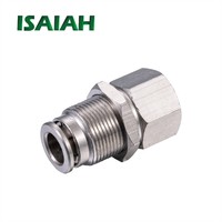 Raccord pneumatique en cuivre de type PY 4 6 8 10 12 mm, raccord rapide pour tuyau d'air, connecteur à pousser pour tube, industrie automobile ISO