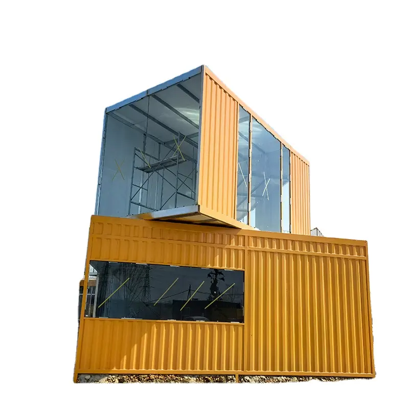 Moderno 20FT & 40FT struttura della chiglia in acciaio leggero bussare espandibile e pieghevole case prefabbricate con pannello Sandwich Park