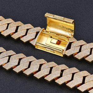 สร้อยข้อมือฮิปฮอป 26 มม. ประดับเพชรซิคอนหกแถว สร้อยคิวบันทรงข้าวหลามตัด สร้อยข้อมือผู้ชาย เครื่องประดับแฟชั่น สร้อยคอแฟชั่นทันสมัย - Product Image 6