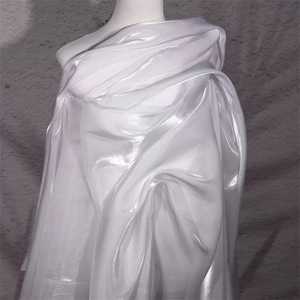150gsm 100% Polyester Solids 150D Luxury Shiny Metallic Reflective Organza <strong>Fabric</strong> Anti-Static Quick-Dry Memory <strong>Medium</strong> Weight - Product Image 6