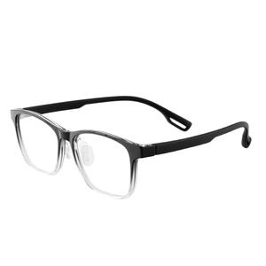 Nouvelles montures de lunettes rectangulaires pour enfants avec plaquettes de nez en silicone souple, verres asphériques, unisexe, taille moyenne, Danyang 25852 - Product Image 1