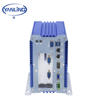 Mini pc industriel robuste, linux, 12v, fanless, interface personnalisée LAN et VGA, boîtier d'ordinateur, diy