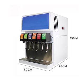 Dispensador comercial <span class=keywords><strong>de</strong></span> bebidas carbonatadas Post Mix, 5 válvulas, fuente <span class=keywords><strong>de</strong></span> Soda C, máquina <span class=keywords><strong>de</strong></span> bebidas con refrigeración, dispensador <span class=keywords><strong>de</strong></span> jugo <span class=keywords><strong>de</strong></span> 220V - Product Image 3