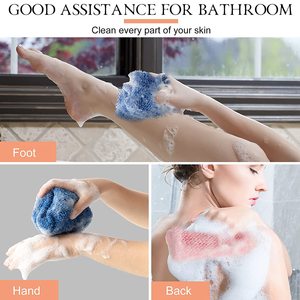 Exfoliating Washcloth Towel Body <strong>Scrubber</strong> Loofah African Net Bathing Sponge <strong>Back</strong> <strong>Scrubber</strong> <strong>for</strong> <strong>Shower</strong> - Product Image 6