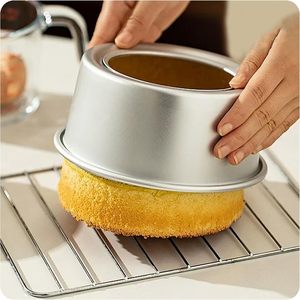 Eco-Friendly Round 6-16Inch 2-Inch Deep 1.5mm Thick Aluminum Cake Pan <b>Baking</b> <b>Tray</b> <b>Set</b> Cake Mould Laser Logo Hand Wash Only - Product Image 4