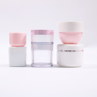 Ensemble d'emballages cosmétiques vides multi-types : flacon de lotion en plastique, flacon pulvérisateur, pot à crème, pot à large ouverture pour marque de cosmétiques