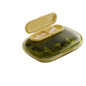 旅行用ピルボックス、Bpaフリー長方形形状プラスチック薬オーガナイザーボックス - Product Image 1