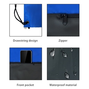 Mochila Deportiva Personalizada con Cordón, de Poliéster Suave y Nailon, con Cierre y Logotipo Impreso, al por Mayor - Product Image 3
