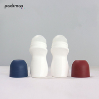 Fabrieksdirect nieuwe 50ml cilinder rollerfles met zeefdruk, geschikt voor deodorant, verkoelende middelen, muggenspray & serum