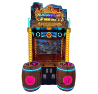 Machine de jeu vidéo de tir pour enfants, simulateur d'arcade de divertissement, thème Western Cowboy, à monnayeur, pour usage intérieur