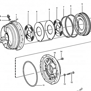 Voe 11037577 Transmisi Plat Kopling Gesekan <span class=keywords><strong>Disc</strong></span> untuk <span class=keywords><strong>Volvo</strong></span> Wheel Loader L150 L180 L220 - Product Image 1