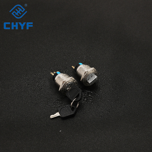 16mm Métal Interrupteur à Clé Commutateur Rotatif avec La Lumière Auto-verrouillage/verrouillage <span class=keywords><strong>2</strong></span> Position 3 Position 3V 6V <span class=keywords><strong>12V</strong></span> 24V 220V 3A YF-16-11Y CHYF - Product Image 4