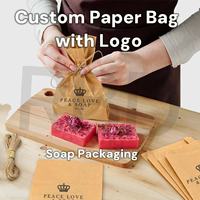 Papier sulfurisé blanc personnalisé Sacs fondants en cire de verre Emballage de bougies cadeaux Pochettes d'emballage de barre de savon Sac alimentaire semi-transparent