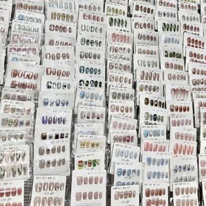 Diseño aleatorio tamaño 10 unids/set acrílico <span class=keywords><strong>uñas</strong></span> postizas caja ciega <span class=keywords><strong>uñas</strong></span> artificiales ojo <span class=keywords><strong>de</strong></span> gato prensa corta <span class=keywords><strong>en</strong></span> <span class=keywords><strong>uñas</strong></span> al por mayor a granel - Product Image 3