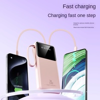 Batterie Li-polymère portable certifiée 3C, haute capacité 20000 mAh, avec charge rapide 10W et affichage LED