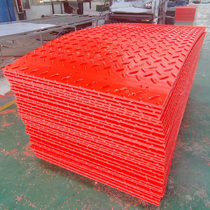แผ่นรองพื้นพลาสติก HDPE ขนาด 4x8 สำหรับรถขุด รถบรรทุก ใช้ในพื้นที่ลุ่มน้ำ ทางเดินชั่วคราวสำหรับอุปกรณ์หนัก ลดการเสียดสีดิน - Product Image 4