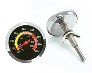Termômetro de Grelha LBT-6G com Grande Mostrador, Medidor de Temperatura Bimetal para Grelha Kamado, Defumador, BBQ, Suporte Personalizado OEM ODM - Product Image 4