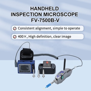 Neofibo Kit FV-7500B2-V d'inspecteur optique portable Connecteurs optiques FTTH Sonde d'inspection <span class=keywords><strong>Microscope</strong></span> à fibre optique - Product Image 2