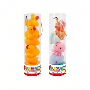 Jouets de bain Fenerini, animaux en peluche doux, ensemble de tubes de 29 cm pour les enfants - Product Image 2