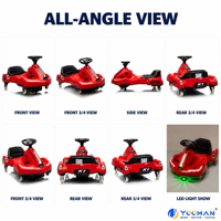 Go Kart Eléctrico para Niños de 12V, Precio Económico, para Exteriores, Venta al Por Mayor