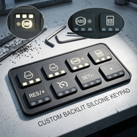 Claviers personnalisés pour engins lourds pour excavateur, bulldozer, clavier