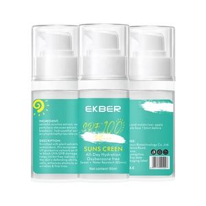 Personalizza la <span class=keywords><strong>protezione</strong></span> <span class=keywords><strong>solare</strong></span> per il viso con Logo Spf 50 Oil Free Sunblock per la cura della pelle <span class=keywords><strong>colorata</strong></span> per il viso <span class=keywords><strong>crema</strong></span> <span class=keywords><strong>solare</strong></span> 60ml - Product Image 1