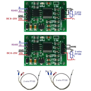 Eletechup 1CH เทอร์โม PT100 500องศาเซลเซียสเซ็นเซอร์ RTD RS485เซ็นเซอร์อุณหภูมิโมดูลโมดูลโมดูลบัส RTU บอร์ดไร้กระดาษ - Product Image 5