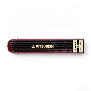 Recharges de mine Mitsubishi Uni 2,0 mm, série FiELD N, mine de graphite rouge et taille-mine de poche DPS-600 pour le dessin technique - Product Image 5
