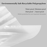 AFFISURE-soporte para documentos personalizado de fábrica, papelería de oficina, PP, página A4, bolsa transparente, bolsillo, 3 agujeros, Protector de hoja
