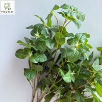 Feuilles de menthe artificielles de haute qualité, 81 cm, aspect réaliste, feuilles de menthe verte, verdure pour la décoration de mariage, de la maison, du salon