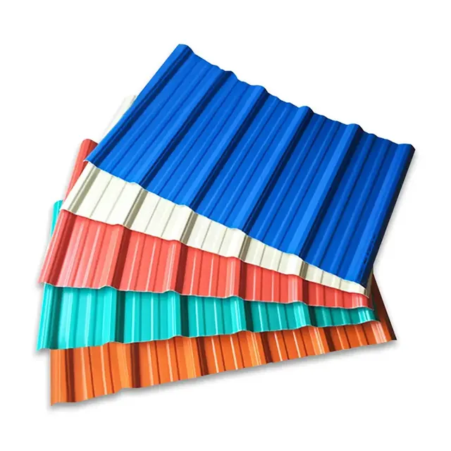 dx51d color-coated galvanized steel roof tiles metal roofing sheet supplier