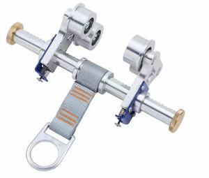 11-Beam Vertical Sliding Safety Tie Absturz sicherung Aluminium legierung Ankerpunkt klemme Quick Connect Schnalle 5000lbs Brechen - Product Image 4