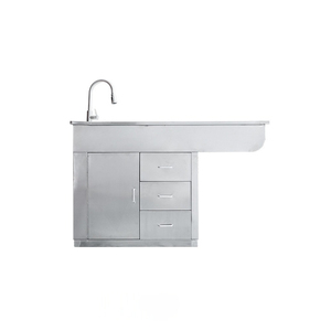 Table d'opération vétérinaire en acier inoxydable 304 avec tiroir pour animaux de laboratoire et table de diagnostic - Product Image 2