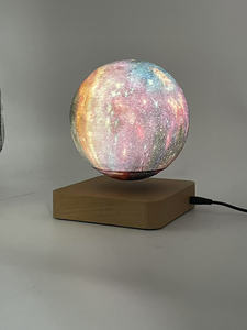 Lampe de table à lévitation magnétique avec planètes et lune flottantes - Product Image 5
