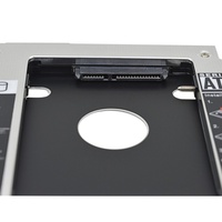 Supporto per HDD Secondario da 9,5mm, Caddy 2,5\" SATA per SSD Meccanico, Staffa in Alluminio Personalizzabile per Espansione Memoria Laptop