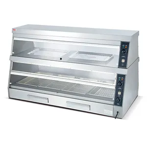 Chinese Restaurant Kitchen Equipment Electric Food Warmer For Catering With Display Showcase machine(OT-6P)