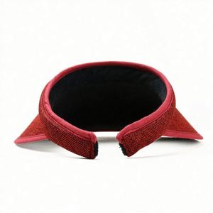 Visera de Sol de Algodón y Lino para Mujer, Visera de Verano de Ala Ancha para Actividades al Aire Libre, Protección UV - Product Image 5