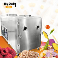 Mijn industriële 30kg 50kg fruit-, melk- en vleesvriesdrooginstallatie productielijn voor huisdierenvoer