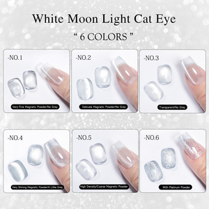 ZRKGEL ODM/OEM เจลทาเล็บแมวตา 6 สีใสประกายแสงจันทร์ คริสตัลคุณภาพสูง แฟชั่นเซ็ตเจลทาเล็บสำหรับขายส่ง - Product Image 2
